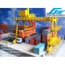 container stacking diesel Electric Tyre Gantry Crane